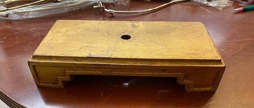 Wood lamp bases distressed - lamp,