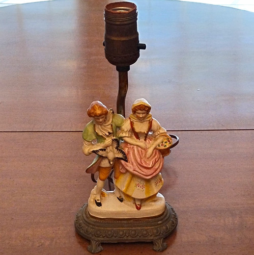 Vintage figural man woman - man, &