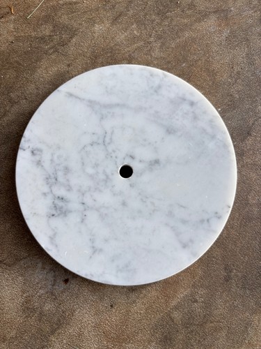 Dia white marble lamp - 7",